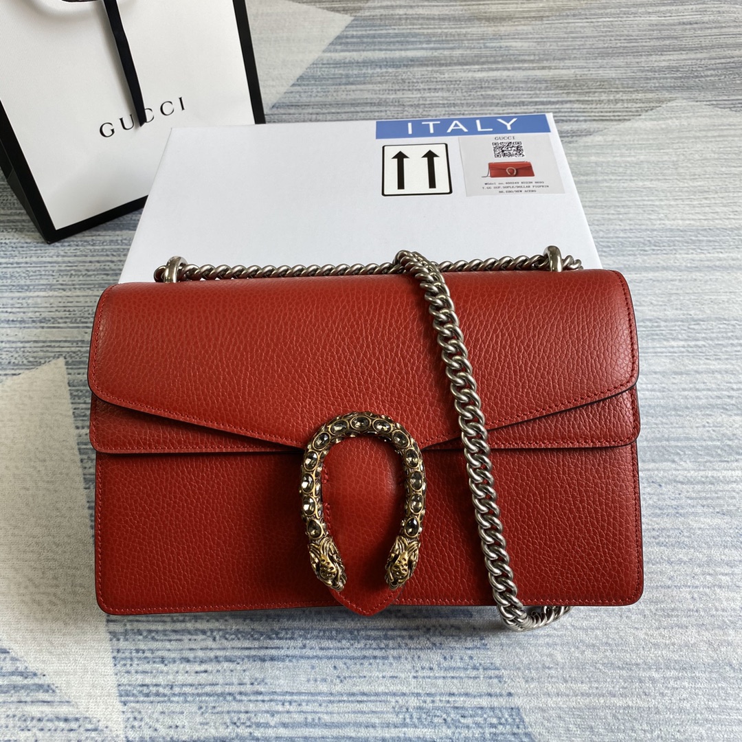 Gucci Dionysus Small Shoulder Bag 400249 Red